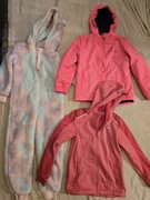 Kurtki dziewczęce 122/128 softchel,ocieplana