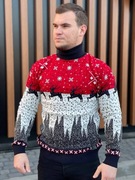 Świąteczny sweter męski w bożonarodzeniowy wzór XL