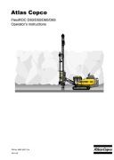 Atlas Copco FlexiROC D50  D55 D60 D65 Operator Manual Instrukcja obsługi 