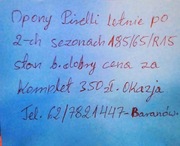 Opony letnie Pirelli