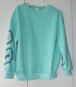 Miętowa bluza 38 M polarek