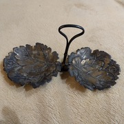 Stara patera na owoce - platerowana