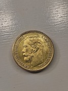 5 Rubli 1904 carska Rosja ruska stara ciekawa moneta wykopki po zbieraczu