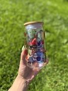 Szklanka brokatowa 550 ml Stitch