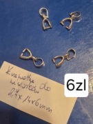 Krawatki z bazą pod kaboszon zestaw uchwyty do zawieszek medalionów