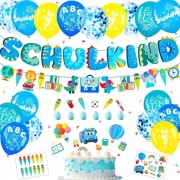 Zestaw Dekoracji dla Chłopców 25szt balonów + girlanda + dekoracje