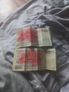 Stare 100 zł z roku 1986 i 1988 