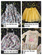 Paczka letnich ubrań dla dziewczynki 2-3 lata