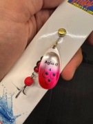 Mepps AGLIA -e czerwona nr 4