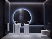 Lustro okrągłe Shine podświetlane LED 120cm