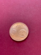 Belgia  5   eurocent. 2022 r. Stan bankowy