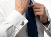 Spinki do mankietów, spinki do koszuli. Agat, kamień naturalny