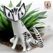 New Look Kot projektant Istvan Torma Hollohaza Węgry pikasiak lata 60-te