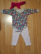 Body+leginsy+spodnie+bluzka+opaska 62 st. bdb 5szt. + OPAKOWANIE na PREZENT