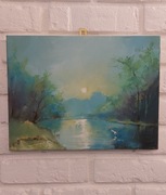 Obraz olejny..Pejzaz