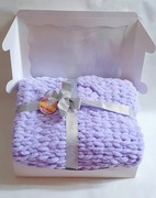 ręcznie robiony kocyk dziecięcy dla noworodków