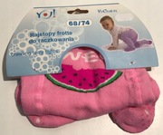 YO! RAJSTOPY RAJSTOPKI do raczkowania frotte 62/68