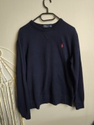 Granatowa bluza unisex crewneck premium 