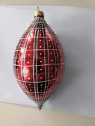 Wyjątkowa, ręcznie malowana bombka choinkowa Christopher Radko