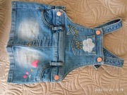 Sukienka ogrodniczka jeans