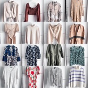 MEGA PAKA zestaw ubrań damskich 40 42 L XL ZARA PRIMARK 