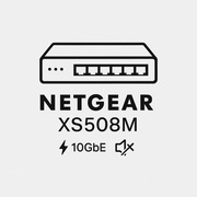 Netgear XS508M | 8x 10G/5G/2.5G/1G RJ-45+SFP+ | Multigigabit | Cichy | Rack