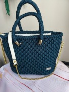 Torebka koszyk  szydelkowy 