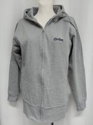 Dribe damska gruba bluza z kapturem szara 85% bawełna L/40