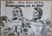 Kulej Przepraszam czy tu biją Plakat Oryginał 1976