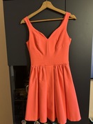 Neonowa sukienka mini rozmiar 34