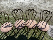 4 krzesła z fabryki mebli giętych w Jasienicy