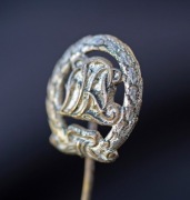 Odznaka DRL , srebrna - mini pin. 