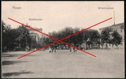 POZNAŃ Posen Wilhelmsplatz Stadttheater 1908