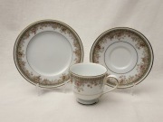 Trio Noritake Ireland „Morning Jewel”, porcelana