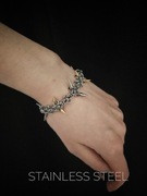 Bransoletka piercing stal nierdzewna spike alternative prezent dla niej 