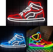 NEON BUT SNEAKERS SZEWC BUTY SZYLD LED SKLEP USB 