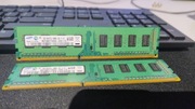 PAMIĘĆ RAM SAMSUNG 2x 2GB DDR3 4GB DUAL CHANNEL 1Rx8 PC3-10600U