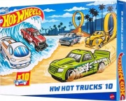 Hot Wheels 10-pak ciężarówek Zestaw samochodów zabawek w skali 1:64
