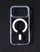 Etui/case klasyczne przezroczyste z MagSafe na iPhone'a 17 pro