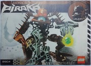 Lego Bionicle 8691 Phantoka - Antroz Avak Piraka 8904 instrukcja x2