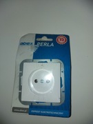 Abex Perła białe- gniazdo pojedyncze PT-15P