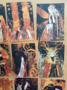 kartki 50 szt. fantasy mix złoto czarny średniowieczne ikony scrapbooking