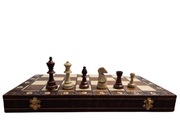Eleganckie Szachy Drewniane w Stylu Klasycznym