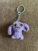 BRELOCZEK do kluczy Breloczek wykonany z włóczki na szydełku