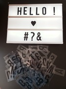 Podswietlana Tablica led lightbox 70 liter cyfr