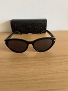 Hugo Boss okulary przeciwsłoneczne damskie czarne klasyczne nowe
