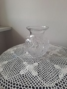 Duży wazon kryształowy PRL