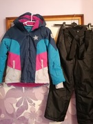 Kombinezon zimowy dziewczęcy dwuczęściowy roz 134/140 