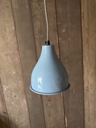 Lampa wisząca, delikatna, niebieska 