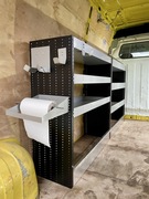 Zabudowa do busa - metalowy regał warsztatowy mocna konstrukcja 